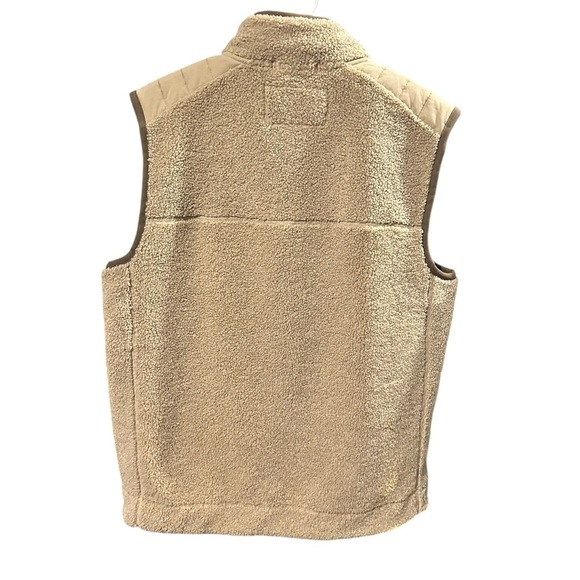 VINEYARD VINES Sherpa Vest Sweatshirt Lined Zip Up Front Pockets Size Medium - Picture 7 of 10